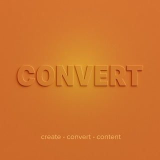 Аватар 🔸CONVERT🔸| Маркетинг, Видео, Контент, Обучение, Production, Smm