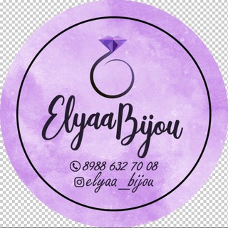 Аватар Telegram-канала Elyaа_bijou УКРАШЕНИЯ | БИЖУТЕРИЯ