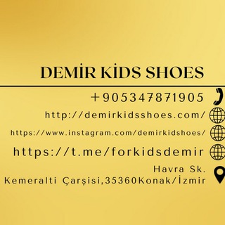 Аватар Demir Wholesale Kids Shoes Turkey — oптовый детская обувь — Vente en gros chaussures pour enfants