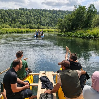 Аватар Telegram-канала Сплавы на катамаранах. Аренда зоны отдыха. Баня, чан, батут, гамаки. Питание халяль. Электричество. Связь МТС.