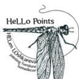 Аватар Telegram-канала Hello Points: роспись, выжигание, тиснение по коже