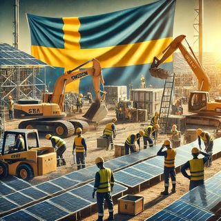 Аватар Telegram-канала 👷‍♂️ Работа в Швеции | Шведские вакансии 🇸🇪