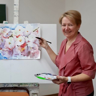 Аватар Telegram-канала Школа акварели Лары Марковой