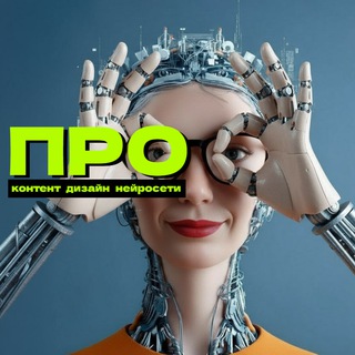 Аватар Telegram-канала PRO контент | дизайн | нейросети для бизнеса🚀