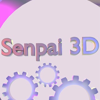 Аватар Telegram-канала Senpai3D | Дизайнер Персонажей | Уроки Blender