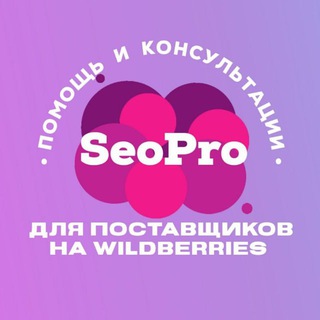 Аватар Telegram-канала Seo Pro Wildberries — SEO, реклама, продвижение