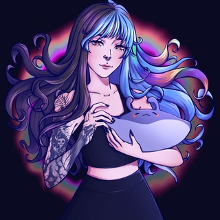Аватар Telegram-канала 🌈Цветной Балдёж by Эля Скат ◦ цветные волосы ◦ яркое окрашивание ◦ Москва