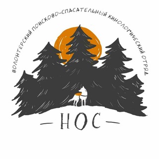 Аватар Telegram-канала ВПСКО «Нос» — собаки, которые ищут людей